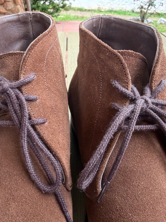 Bridlen Brown Suede Chukka Goodyear Welted Men\'s Boots Size 6 UK main image 7